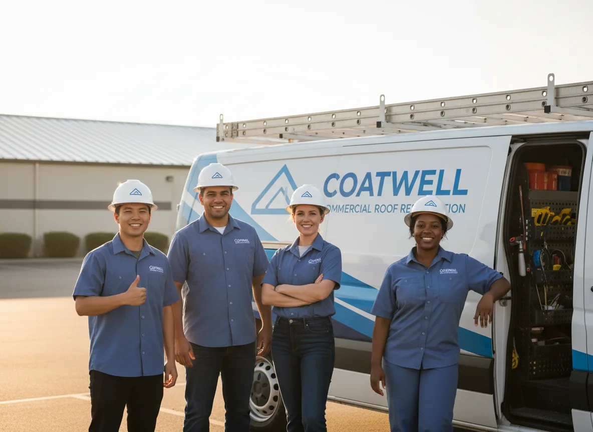 Commercial roof coating company in Watkins, IA
